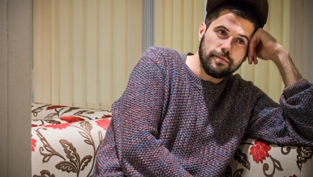 The photographer asked Nick Mulvey to look like he was thinking